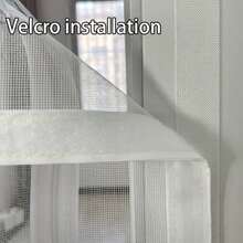 Upgraded Pet Safety Gate Net, Pet Isolation Net With Added Straps, Suitable For Corridors And Doors, Zipper Opening Design. Hook And Loop Closure, No Drilling Required, Space-Saving, Suitable For Dogs, Cats, And Other Animals - Multicolor - View 3