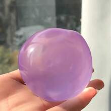 創意透明椰子油高美感高塑性不回彈捏捏樂，冰肌手作球，紓壓小玩具，柔軟可捏發洩減壓小配件 - 彩色 - 查看 12