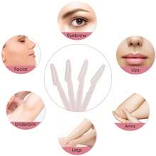 Rosa Augenbrauen-Rasierer Set, Augenbrauen-Trimmer/Rasierer, Peeling-Rasierer, Körperharentfernungswerkzeug und Gesichts-Augenbrauen-Rasierer Set; mit langem Klingengriff und feinem Schutzschutz; Augenbrauen-Formungswerkzeug für Frauen; geeignet für den täglichen Gebrauch oder zum Reisen; einfach zu benutzender unisex Augenbrauen-Trimmer zum Trimmen und Formen der Augenbrauen - Mehrere Stile - Übersicht 9