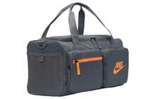 Nike Fabric Sports Bag, Travel Bag, Gym Bag Regular Unisex Gray/Orange Gray/Orange - Gray/Orange - View 2