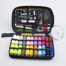Caja de herramientas de costura para el hogar, set de agujas e hilos, set de hilos de coser, bolsa de agujas e hilos - A - Ver 5