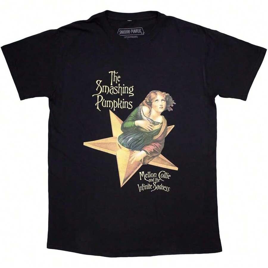 Mellon Collie Slim Fit Camiseta Azul Marino - Negro - Ver 1