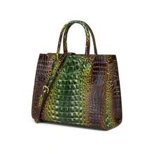 [Gradient Color] 3pcs Colorful PU Vegan Embossed Pattern Print  Bag Set | Fashion,  Elegant Women Tote Bag With Clutch Wallet And Credit Card Holder Coin Purse, Gradient Color Handbag - 彩色 - 查看 8