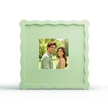 1pc Wavy Multicolor Photo Frame (Red, Yellow, Blue, Green, White, Black, Pink, Purple, Grass Green), Fashionable And Versatile Home And Office Decor - Suitable For Desktop And Wall Display, Perfect Housewarming Gift (Photo Not Included) - Multicolor - View 64