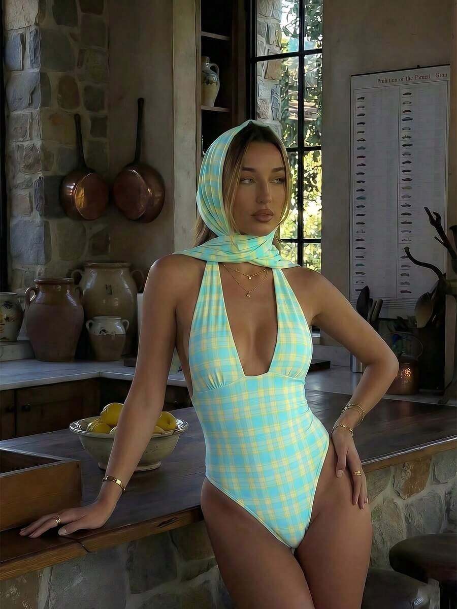 Women Two-Piece Outfits - Goose Yellow - View 1