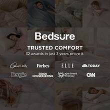 Bedsure Forest Green Duvet Cover Size - 3 Pieces Prewashed Cotton-Like Soft Bedding Set, Includes 1 Duvet Cover 90x90 Inches With Zipper Closure 2 Pillow Shams, Comforter Not Included - 03 - 森林綠(不含被子) - 查看 3