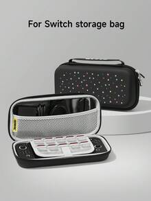 2025 New 2 Accessories, Shiny Star Pattern Switch Protective Case, Compatible With Switch 2/Switch NS/Switch OLED/Lite, Accessories For Switch 2/Switch, Family Pack Set, Storage Bag, Dockable Base, Switch Protective Case, Best Gift For Switch Players - Multicolor - View 9