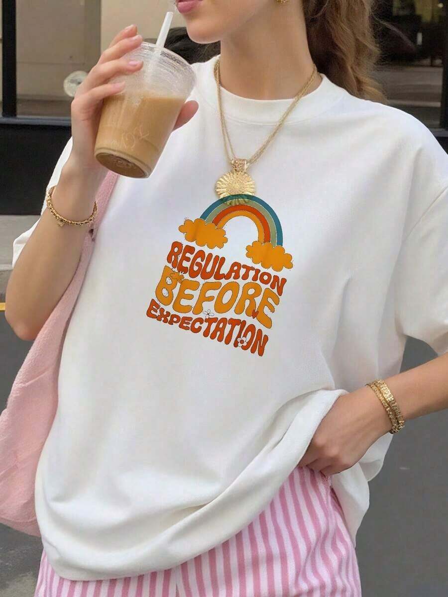 Cool Casual T-Shirt With A Print That Reflects The Characteristics Of The Scorpio Personality. - White 1 - View 1