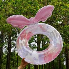 1pc Creative Mermaid Tail Swim Ring For Adults And Kids, Portable Inflatable Anti-Flip Anti-Slip Arm Float, Beach Photo Prop Party Decoration, Summer Outdoor Swimming Accessory - Multicolor - View 11