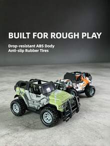 Remote Control Off-Road Vehicle, 4WD High-Speed Racing Car, High-Power Climbing Car, Birthday Gift Toy For Boys - Multicolor - View 3