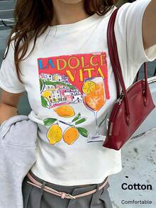 Women T-Shirts - White - View 6