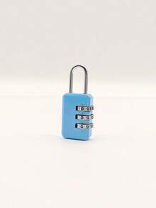 Minimalist Metal Combination Lock With Resettable 3-Dial Password System Multi Use 3 Digit Password Combination Padlock For Women And Men Mini Security Locks Perfect For Zipped Backpacks Diaper Bags Gym Locking School Lockers Laptop Bags And Toolboxes Metal Code Lock Dormitory Supplies Luggage Security Travel Luggage Gear Back To School Travel Essentials Accessories - Multicolor - View 14