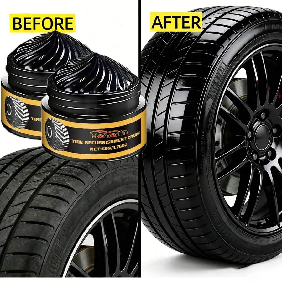Car Tire Retreading Paste Tire Cleaning, Rust Removal, Polishing, Brightening, Waterproof, Anti Fouling Wheel Retreading Paste