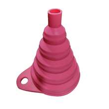 1 pieza Embudo de silicona plegable, embudo universal para cambio de aceite de motor automotriz, embudo flexible y retráctil para verter líquidos - Unitalla - Ver 14