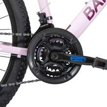 Hiland All-Terrain Mountain Bike (26/27.5 Inch) – Elegant MTB For Women & Men – 18-Speed Gears & V-Brakes – Attractive Colors - 紫色 - 查看 9