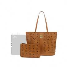 Túi đeo vai nữ in họa tiết MCM Visetos Collection MWPGSLR03CO001 - Màu Cognac MWPGSLR03CO001 - Xem 8