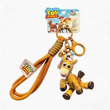 MINISO Disney Pixar Toy Story Bullseye Character Keychain With Rope Strap For Handbag Backpack Keys, Birthday Christmas Gift - Style 1 - View 6
