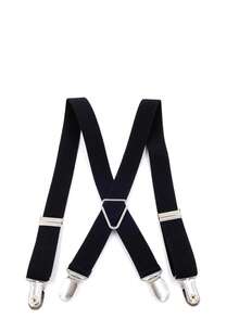 1 chiếc dây đeo quần unisex phong cách thường ngày, có thể điều chỉnh, co giãn, kẹp cài - màu đen - Xem 5
