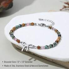 Pulseras con lazo para mujeres y adolescentes, regalos de cumpleaños únicos para mujeres, amigas, hermanas, hijas, nietas, sobrinas en graduación, Pascua, Día de la Madre, Navidad, accesorios de joyería - Hermana - Ver 4