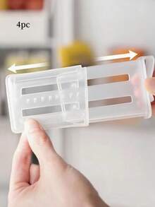 1/4/8/12-Piece Refrigerator Door Shelf Dividers,Adjustable Width Separators,Kitchen Storage Management Solution,Optimize Fridge Compartments & Maximize Space Utilization,Sectional Organization,Designed For Refrigerator Side Shelves,Home Kitchens - Multicolor - View 13