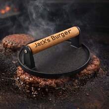 Personalized Burger Press, Customized Engraved Burger Press, BBQ Grill Tool, BBQ Gift For Dad, Husband, Chef - Multicolor - View 5