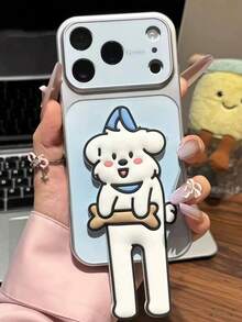 1 chiếc ốp lưng điện thoại họa tiết cặp cún con và hổ, tương thích với iPhone 17 Pro Max, Apple 16, Mate 80, Magic 8, 17P 80, Find X9, Y500, Nova 14, Reno 13 - Nhiều màu - Xem 2
