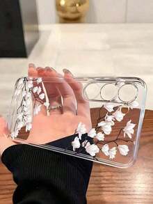 1 Piece Soft Phone Case With Minimalist Tulip And Star Pattern, Compatible With Huawei Honor, , Galaxy A04e/12/A13/A14/A34/A50/A52/A53/A54/S21/S22/S23/S24/S25/S25Ultra/S25FE/S26/S26 PLUS/S26 ULTRA/S26 EDGE, 6A/7A/8A, 12T/13T/15T/15T Pro - 款式 5(1 件) - 查看 3