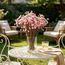 Mini Dried Daisy Bouquet Creative Natural Flowers With Stem For Vase Crafts DIY Decor - Pink - View 7