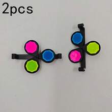 Bicycle Colorful Rotating Reflective Film Night Riding Three-Color Reflective Rotating Windmill Cycling Safety Warning Light - Multicolor - View 11