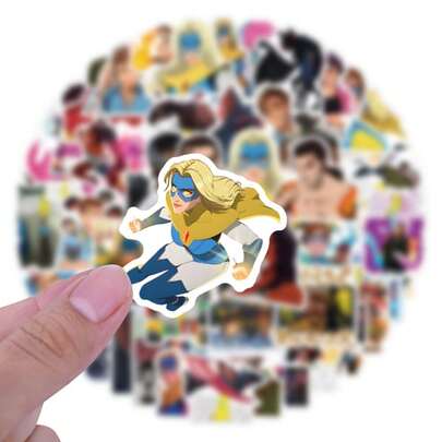 Super Hero Control Center Stickers, Suitable For Decorating Stationery, Cups, Luggage, Skateboards, Guitars, DIY Scrapbooking Materials
