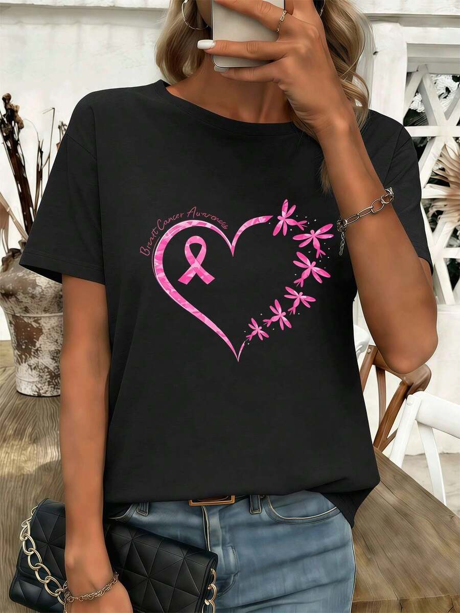 Women T-Shirts - Black - View 1