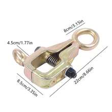 HOHOBLA Pull Clamp Auto Body Repair Tool, Self Tightening Dent Repair Clamp 5 Ton 11023 Lbs, Two Way Pull With Adjustable Force, Serrated Jaw Grip For Car Frame Panel Repair, Compact 8.66x3.35in [LOYALHEARTDY-BTG] - Default - View 3