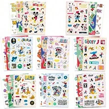 Disney | Bộ 24 tờ sticker hình chuột Mickey và Minnie ngộ nghĩnh, các nhân vật hoạt hình dễ thương, thích hợp dán lên bình nước, điện thoại, laptop, ván trượt, sổ lưu niệm, nhật ký, album, sổ kế hoạch, xe hơi, hành lý, đồ dùng học tập, quà tặng khen thưởng cho năm học mới, quà tặng Giáng sinh, sinh nhật, tốt nghiệp, trang trí tiệc tùng. - 1 Set - Xem 8