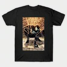 Mens Clothes Streetwear Summer Clothes Graphic Tees Y2k Graphic Tees Men Summer Outfits Vintage Style  AestheticSpider-Man T-Shirt By VILLAIN Y2k Clothes Goth Y2k Clothes Men Men Summer Outfits  Summer Tops Graphic Tee Aesthetic Cool Retro Cartoon Streetwear - Black - View 7