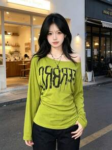 Women Tops - Green - View 1