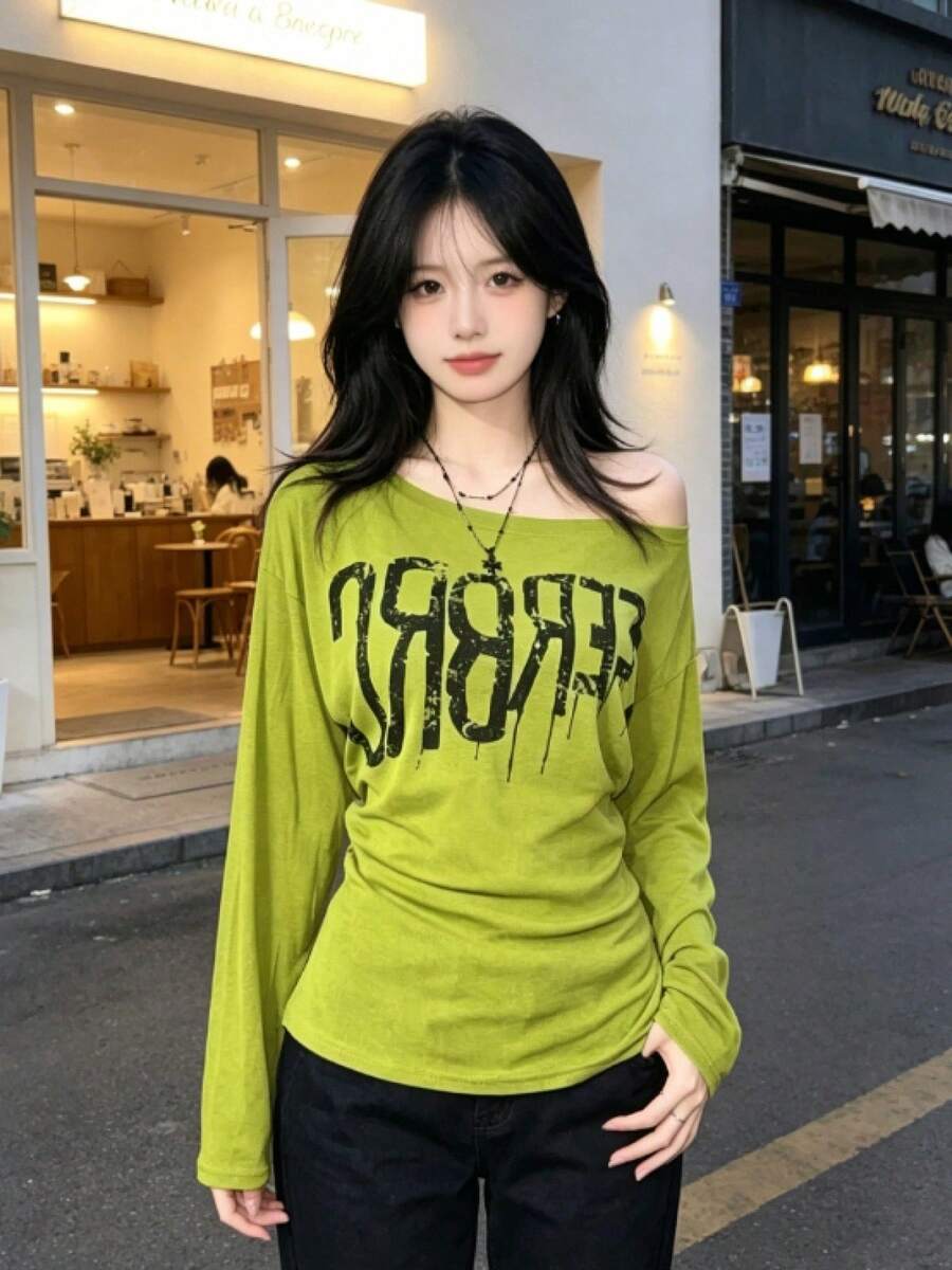 Women Tops - Green - View 1