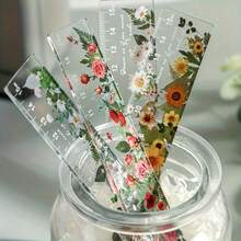 5.91 Inch Transparent Acrylic Ruler, Clear Centimeter Scale, Easy To Read, Durable, Suitable For Elementary And Middle School Students, Classroom Drawing And Measurement, Teacher's Office, Daily Marking, Learning Stationery - A - View 2