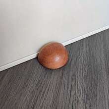 Round Creative Design Silent Wooden Door Stopper - For Safety And Home Decor, Birthday/Graduation Gift - Multicolor - View 6