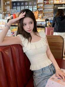 Women Tops - Apricot - View 1