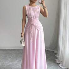 Women Midi Dresses - Military Green - View 5
