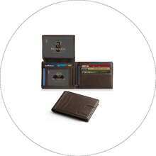 Wallet For Men Slim Rfid Leather 2 ID Window With Gift Box Slim, Rfid, 2 ID Window, With Gift Box, Slim, Rfid - Classic Coffee-new - View 8