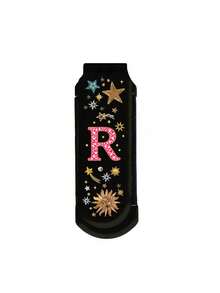 1pc 2-In-1 Foldable Makeup Mirror, Retro Creative Star & Letter Design, Foldable Portable Mini Comb With Mirror, Fashionable Beauty Tool For Travel And Gift, Dual-Use Air Cushion Comb, Scalp Massage Hair Brush, Perfect For Travel And Gifting - Multicolor - View 20