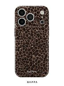 GIIPPA 1 Peça Capa de Celular 17 Pro Max com Design de Estampa de Leopardo Brilhante, Compatível com Celular 16 Pro Max, 15 Pro Max, 14 Pro Max, Capa de Celular Estilosa e Interessante Coreana, Serve para 11/12/13/14/15/14 Pro Max Plus, Design Elegante Adequado para Homens e Mulheres, Presente Ideal para Namorada no Natal, Dia dos Namorados, Páscoa, Temporada de Casamento e Aniversário - Multicolorido - Visão 1