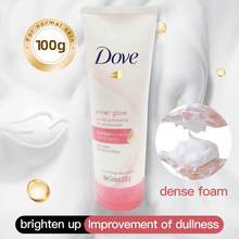 Dove 1瓶100克多芬温和去角质洁面乳，柔滑焕肤，质地细腻易按摩，温和清洁肌肤，男女皆宜，适合日常洁面。 - 新多芬潔面乳100g 去角質 - 查看 6