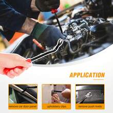 waywe GOOACC 845Pcs Car Push Retainer Clips Auto Fasteners Assortment 24 Most Popular Sizes Nylon Bumper Fender Rivets With 10 Cable Ties And Fasteners Remover For GM F-Series Luxury Japanese Vehicle Odyssey Chrysler X-Trail - B - View 7