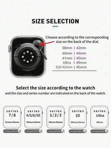 14mm 鋅合金可愛寵物狗圖案錶帶，相容於 Ultra 系列 11 10 9 8 7 6 5 4 3 2 1，適用 38mm 40mm 41mm 42mm 44mm 45mm 46mm 49mm I Watch 智慧手錶替換配件 - 杏色 - 查看 10