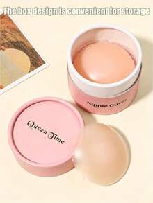 vfvQueen 2/6/12 Pairs Reusable Nipple Covers Gift Box, Silicone Invisible Breast Petals, With Travel Case - Multicolor - View 3