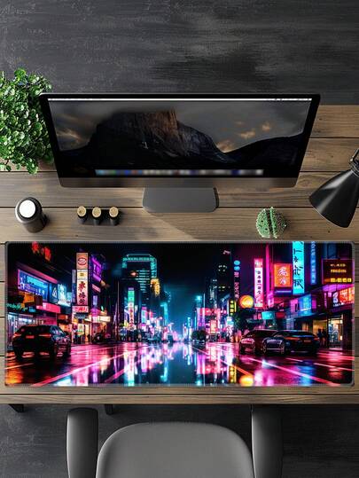 Tấm lót chuột chơi game, thích hợp cho chơi game tại nhà và văn phòng, tấm lót mở rộng cho bàn phím máy tính xách tay, tấm lót bàn lớn với đế cao su chống trượt, đường viền may chắc chắn, trang trí bàn làm việc.