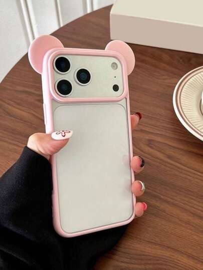 Ốp lưng điện thoại TPU 3D màu trơn mới, thiết kế 3D, ốp mềm hai lớp TPU Acrylic, chống rơi vỡ, tương thích với Apple 17 Pro Max/16 Pro Max/15 Pro Max/17 Pro/11 12 13 14 15 16/12/12 Pro/14 Pro Max/13 Pro Max/16 Pro, ốp lưng điện thoại hai lớp TPU Acrylic trong mờ.