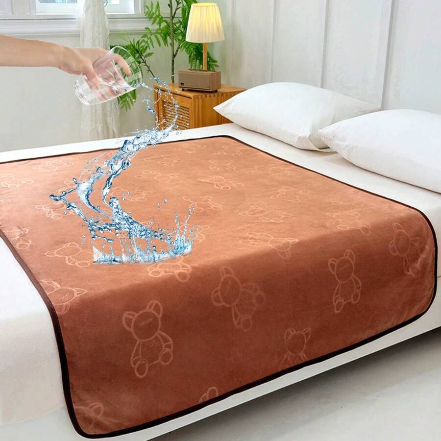 Waterproof Diaper Sheet For Elderly Paralyzed Patients, Antibacterial, Washable, Breathable, Small Size And Non-Slip - Café - View 1